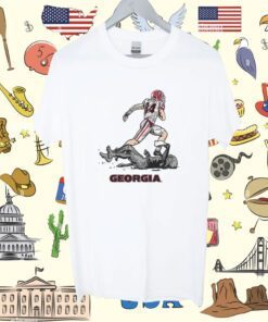 Georgia Football Ladd McConkey Superstar Pose Shirt