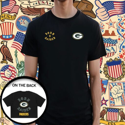 Official Green Bay Packers Born X Raised Shirt