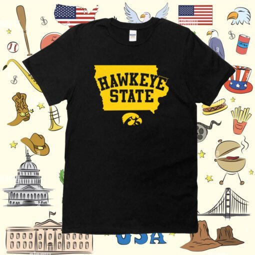 Iowa Football Hawkeye State Iowa Shirt