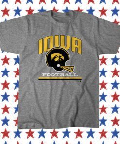 Iowa Vintage Football Helmet Shirt