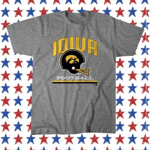 Iowa Vintage Football Helmet Shirt