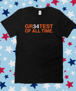 Jarrett Payton Wearing Gr34test Of All Time Shirt