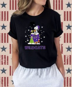 Kansas State Wildcats Snoopy Christmas Xmas Shirt