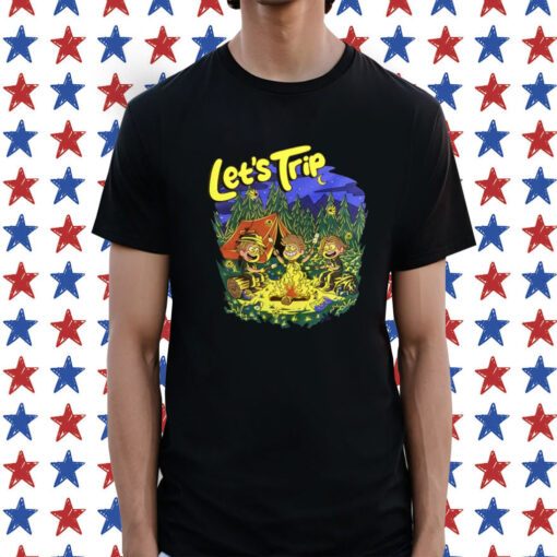 Let's Trip Campfire Tee Shirt