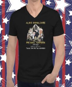 Official Michael Gambon Albus Dumbledore 1940 2023 Harry Potter Memories T-Shirt