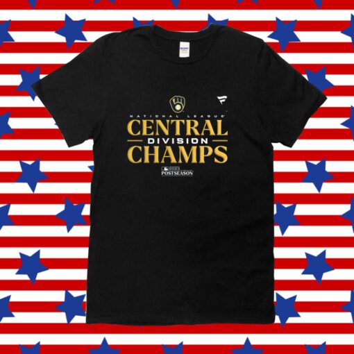 Official Milwaukee Brewers 2023 Nl Central Division Champions Locker Room T-Shirt