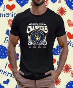 NL Central Divison Champions Milwaukee Brewers 2011 2018 2021 2023 Shirt