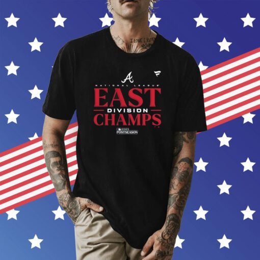 Official Atlanta Braves Nl East Division Champions 2023 Locker Room Shirt