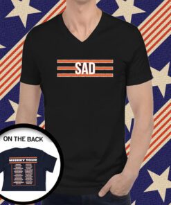 Sad Misery Tour Chicago Bear T-Shirt