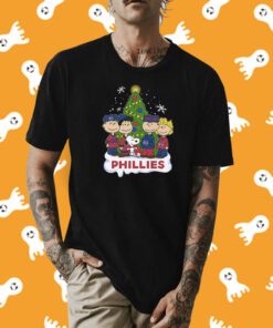 Philadelphia Phillies Snoopy Peanuts Christmas Xmas T-Shirt