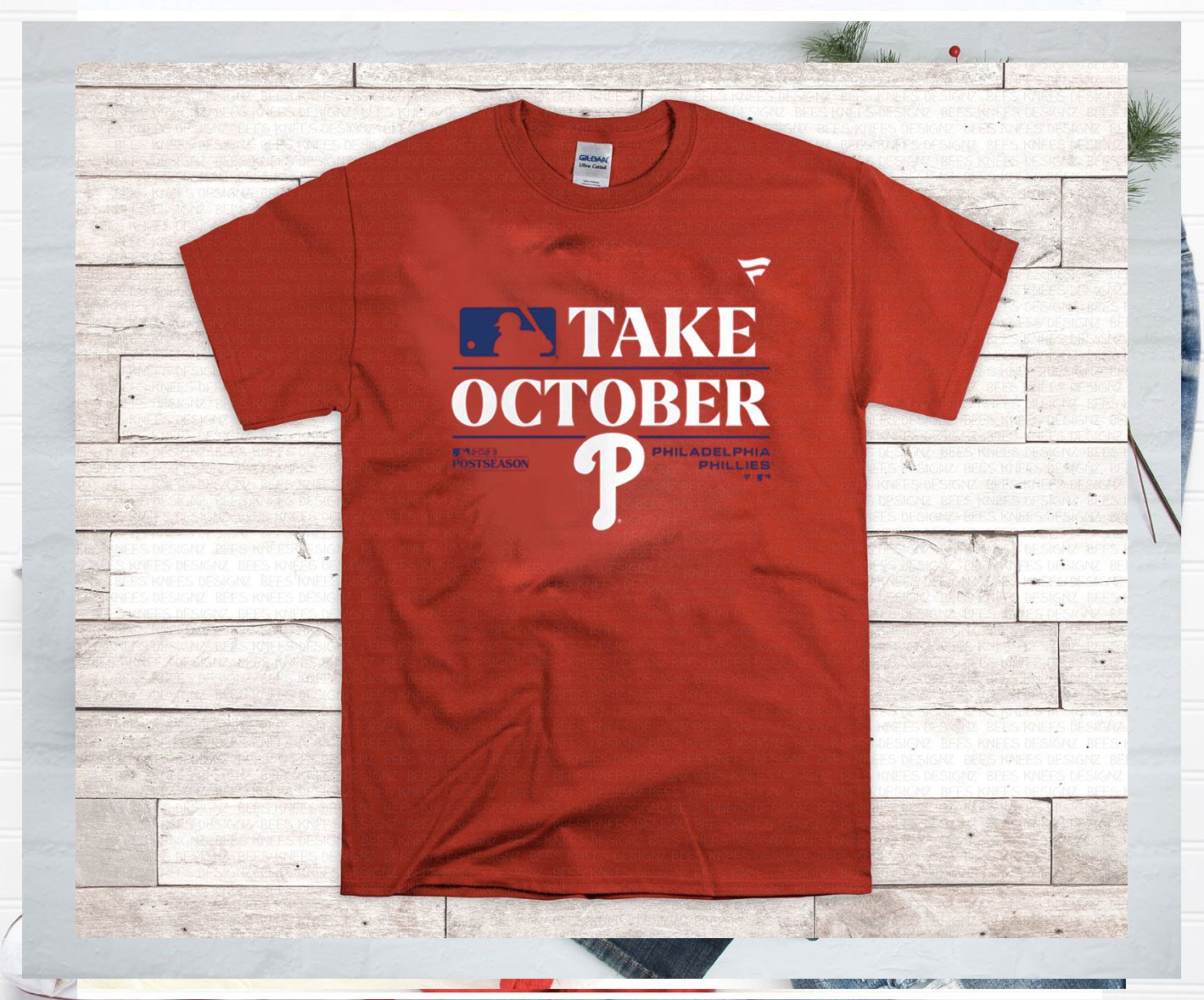 Philadelphia Phillies Take October 2023 Red October Phillies T-Shirt -  ReviewsTees