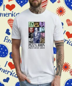 Pizza John Pizzamas 2023 The Eras Tour T-Shirt