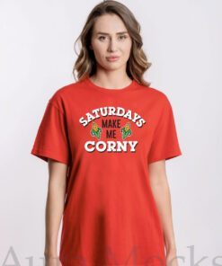 Saturdays Make Me Corny Nebraska Shirt