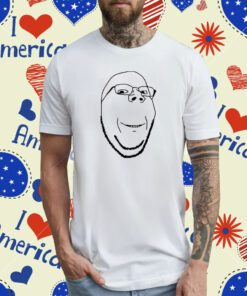 Smiling Wholesome Wojak Soyjak T-Shirt