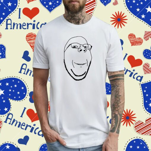 Smiling Wholesome Wojak Soyjak T-Shirt