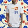 Taylor Swift And Travis Kelce 87 And 1989 Shirt Chiefs T-Shirt