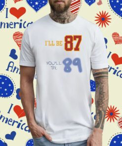 Taylor Swift And Travis Kelce 87 And 1989 Shirt Chiefs T-Shirt