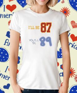 Taylor Swift And Travis Kelce 87 And 1989 Shirt Chiefs T-Shirt