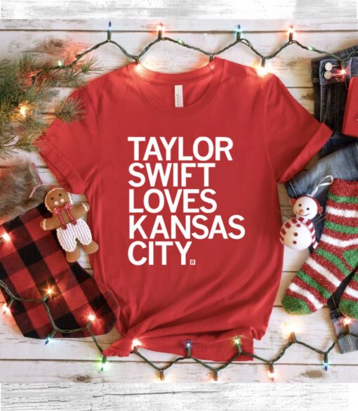 Official Taylor Swift Loves Kansas City Chiefs T-Shirt