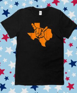 Texas Pride Hook Em Distressed Shirt