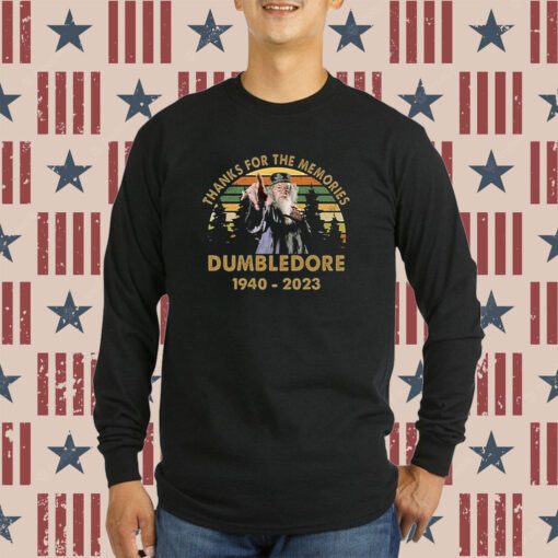 Thanks For The Memories Dumbledore 1940-2023 T-Shirt