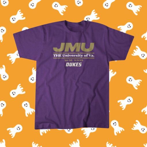 The University of Virginia JMU Football Shirt