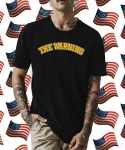 The Warning Varsity Black Shirt