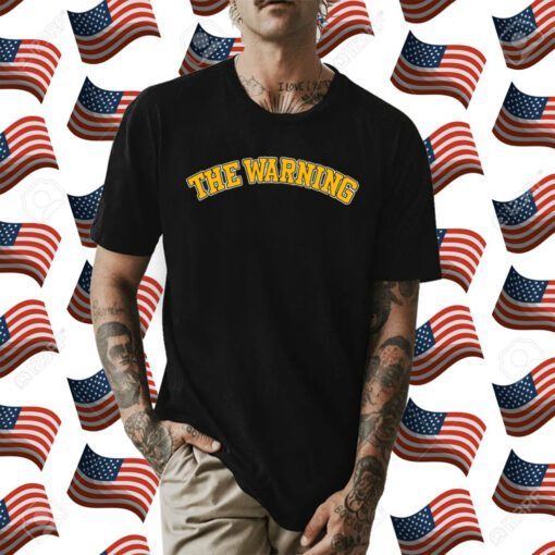 The Warning Varsity Black Shirt