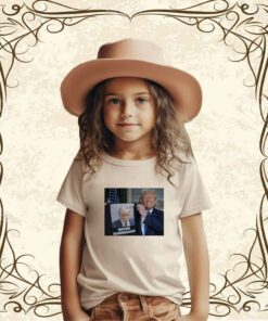 Trump Shows Off Trump Mugshot Never Surrender Long Sleeve Shirt
