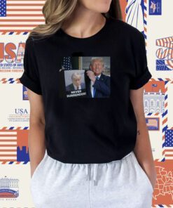 Trump Shows Off Trump Mugshot Never Surrender Shirt