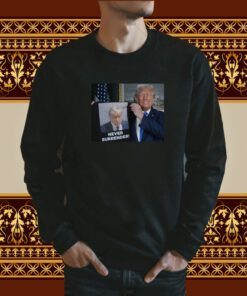 Trump Shows Off Trump Mugshot Never Surrender Hat