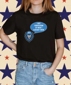 Verification Detroit Football Shirt