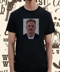 Zach Bryan Mugshot In Zach We Trust Shirt