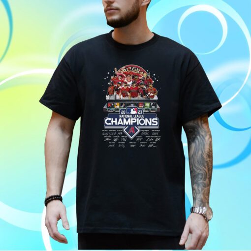 2023 National League Champions Arizona Diamondbacks Signature Shirt