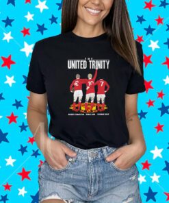2023 The United Trinity Bobby Charlton Denis Law George Best T-Shirt