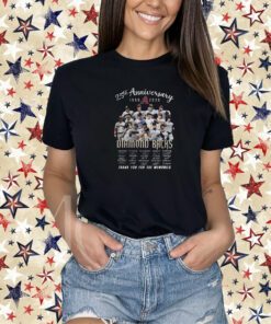 25th Anniversary 1998 – 2023 Diamond Backs Thank You For The Memories T-Shirt