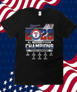 Texas Rangers Al West Champs 2023 Tee Shirt