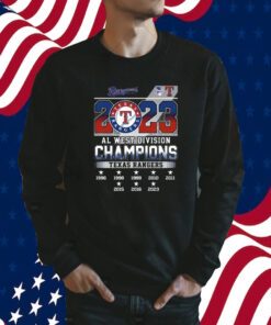 Texas Rangers Al West Champs 2023 Tee Shirt