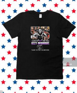 55 Years Of Black Sabbath 1968 – 2023 Ozzy Osbourne Thank You For The Memories T-Shirt
