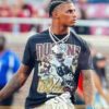 Keon Coleman Wearing A Ron Dugans Shirt