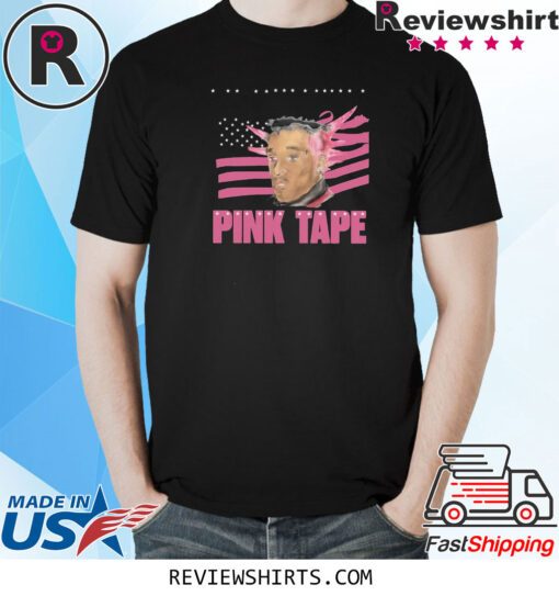 Lil Uzi Vert Pink Tape Black Portrait Shirt