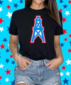Ariel Epstein Luv Ya Blue Houston Oilers Franklin Logo Shirt