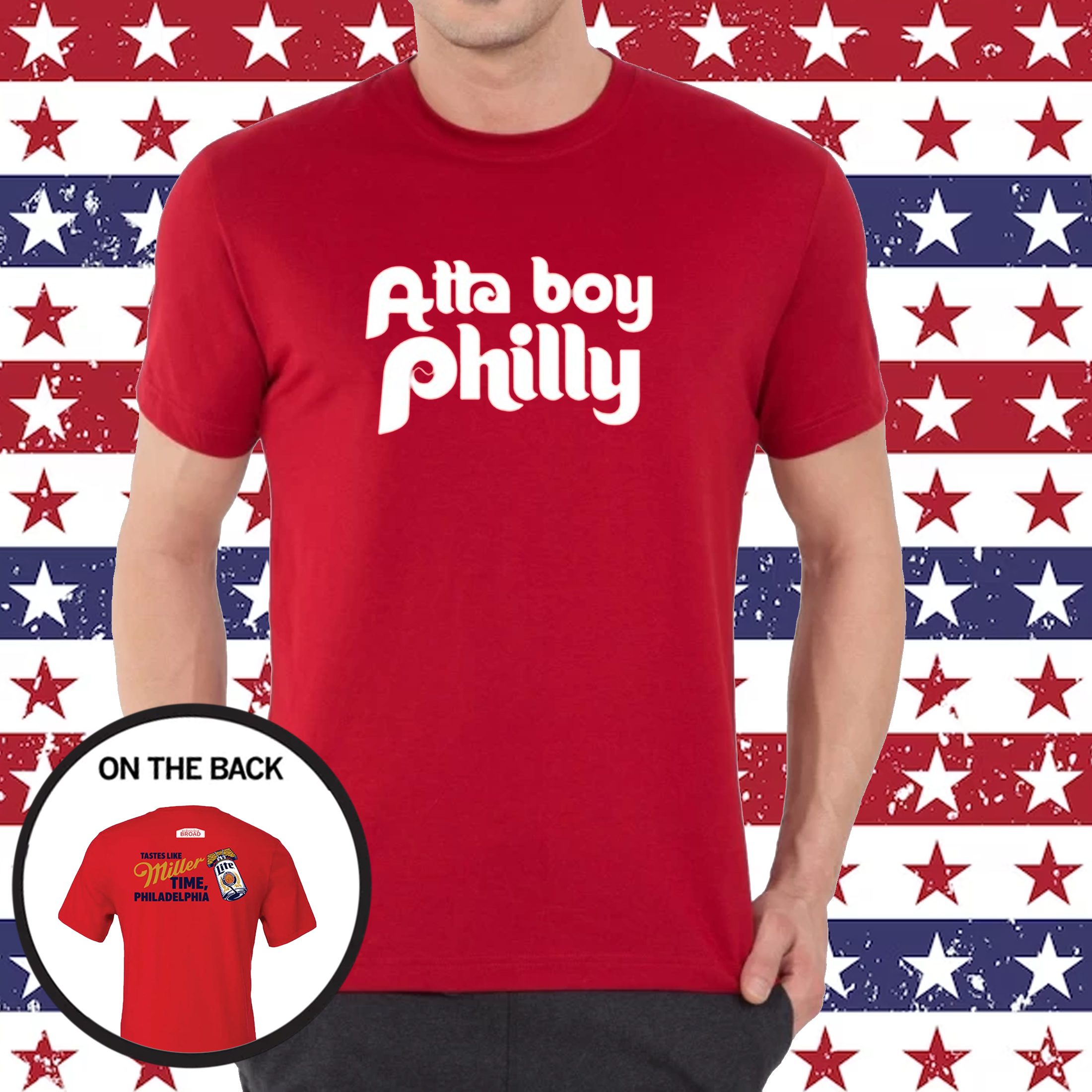 Atta Boy Philly Miller Lite Shirt - ReviewsTees