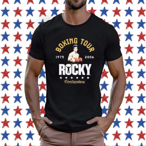 Boxing tour rocky 1975-2006 contenders T-Shirt