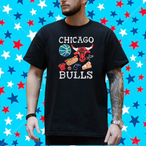 Chicago Bulls Nba X Market Claymation T-Shirt