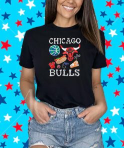 Chicago Bulls Nba X Market Claymation T-Shirt