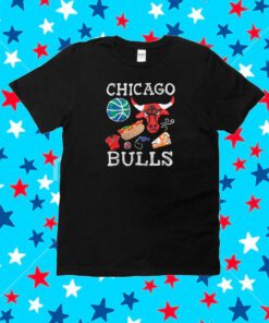 Chicago Bulls Nba X Market Claymation T-Shirt