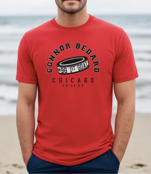 Connor Bedard 1st Goal Chicago T-Shirt