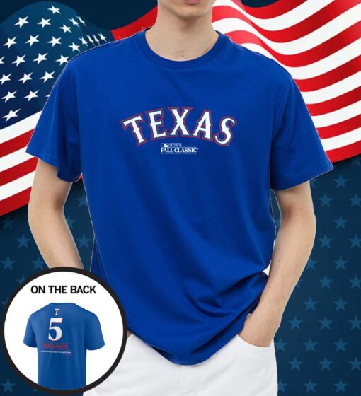 Corey Seager Texas Rangers 2023 American League Champions Shirt