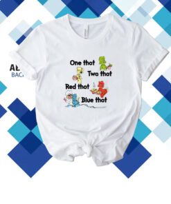 Creamium One Thot Two Thot Red Thot Blue Thot T-Shirt